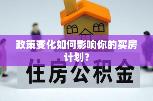 新县政策变化如何影响你的买房计划？
