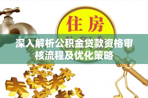 新县深入解析公积金贷款资格审核流程及优化策略