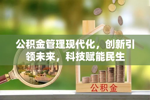 新县公积金管理现代化，创新引领未来，科技赋能民生